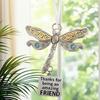 Friendship Dragonfly Ornament Dragonfly Hanging Decoration with Sentimental Quote Friendship Keepsake