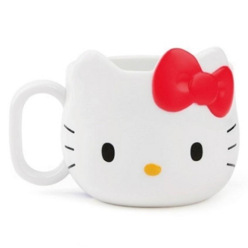[Hello Kitty] Набор из 3 ретро-стаканов / Lilfant Hello Kitty Кудрявая кружка из нержавеющей стали, подходящая для посудомоечной машины