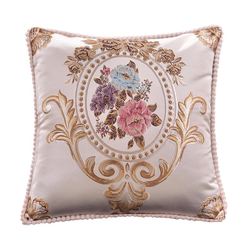 European Jacquard Sofa Pillow Cover for Home or Office