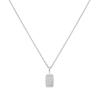 ANIA HAIE Pave Square 925 Silver Necklace N064-01H