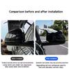 For BMW X5 G05 -2025 Car Reinforced horn-shaped rearview mirror protective shell with Black Jedi set for blackening effect