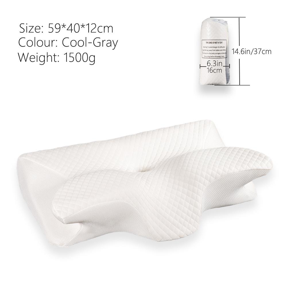 Подушка-подголовник из пены с эффектом памяти с медленным восстановлением для путешествий