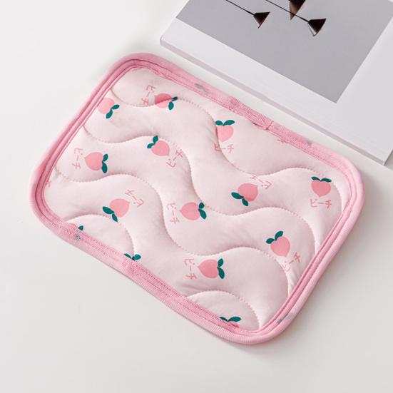 Подушка для хомяка, нескользящая нижняя часть, крутая охлаждающая ткань с мультяшным рисунком, подушка для сна в виде хомяка, товары для дома и домашних животных