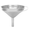Stainless Steel Kitchen Wide Mouth Oil Funnel with Strainer Filter for Transferring Liquid