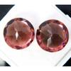 Natural Padparadscha Sapphire 21 Ct Round Pair Certified Beautiful Gemstone
