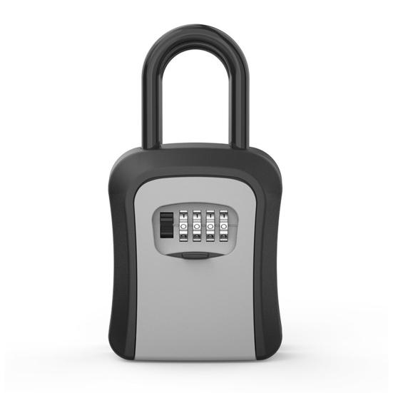 Замок для ключей, прочный портативный защитный замок, 4-значный комбинированный сейф для дома, офиса, гаража, квартиры, запасные ключи