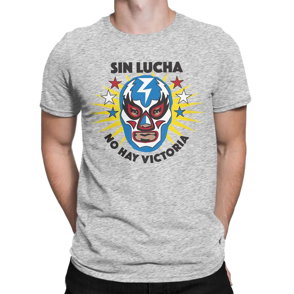 Luchador Sin Lucha No Hay Victoria Novelty Graphic 100 Cotton Tshirt Luchador Tees Tops For Unisex