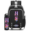 2Pcs/set Cartoon Backpack Large Capacity Bookbag With 750ml Water Bottler Laptop Student Boy Girl School Bag Travel Bag Kid Gift