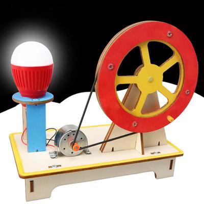 Научный эксперимент для детей DIY Набор Генератор с ручным приводом Игрушки Креативные Технологические Поделки Физика Учебные пособия Детские Подарки