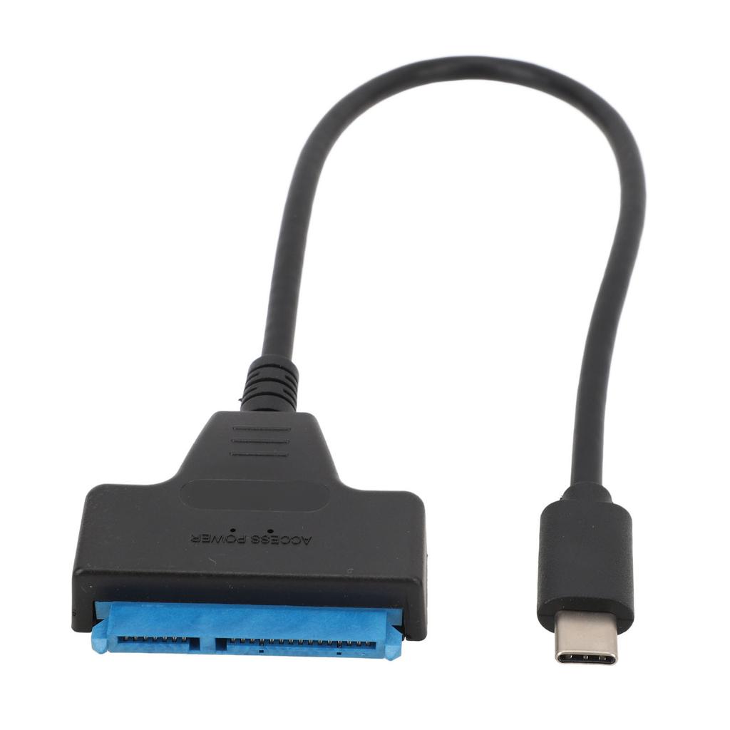 SATA to USB 3.1 Type C Adapter Cable Support UASP 6Gbps Hard Drive Converter Cord for 2.5 Inch HDD SSD