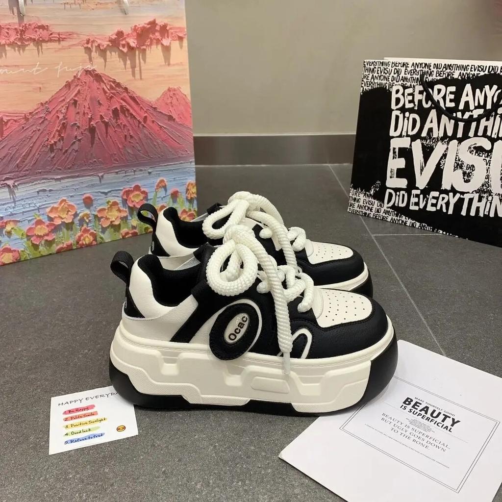 Милые женские кроссовки на платформе, осенние разноцветные повседневные кроссовки, дышащая модная роскошная дизайнерская женская обувь