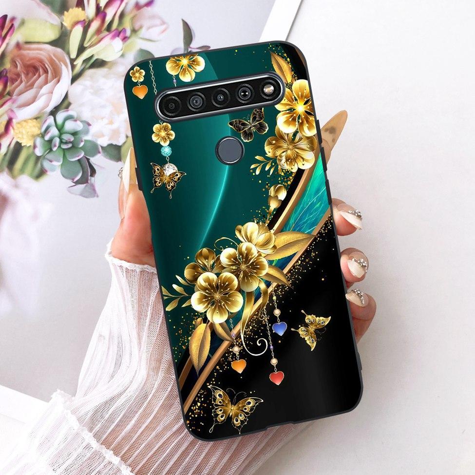 Casing For LG K41S 2020 Cover Silicone Cute Fashion Butterfly Funny Painted Phone Case LM-K410 LMK410EMW LM-K410EMW