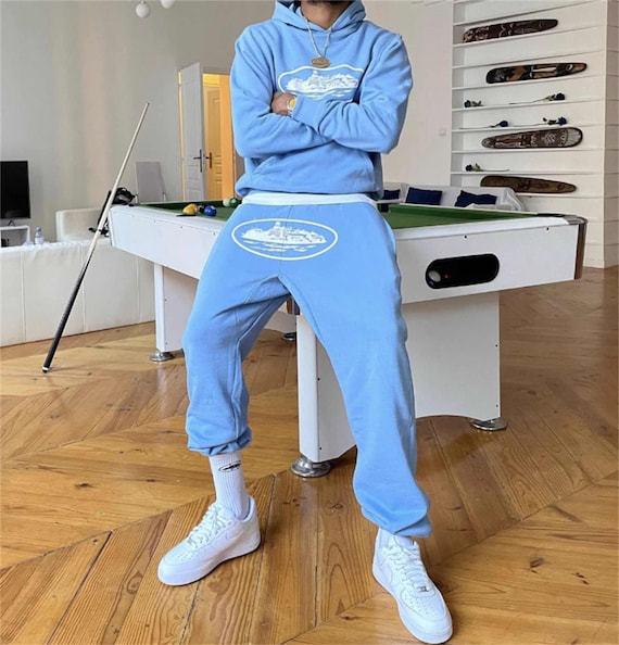 Мужской спортивный костюм Alcatraz Y2K Cap Suit - цельная рубашка с принтом Street Devil