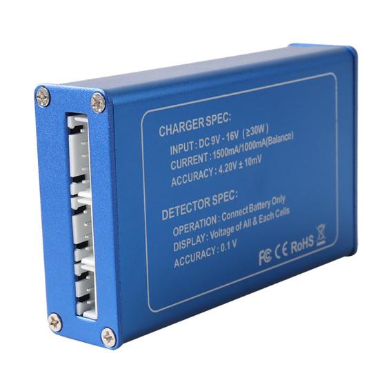 BC-4S15D литиевый аккумулятор балансировочное зарядное устройство Lipo напряжение дисплей детектор 1500мА