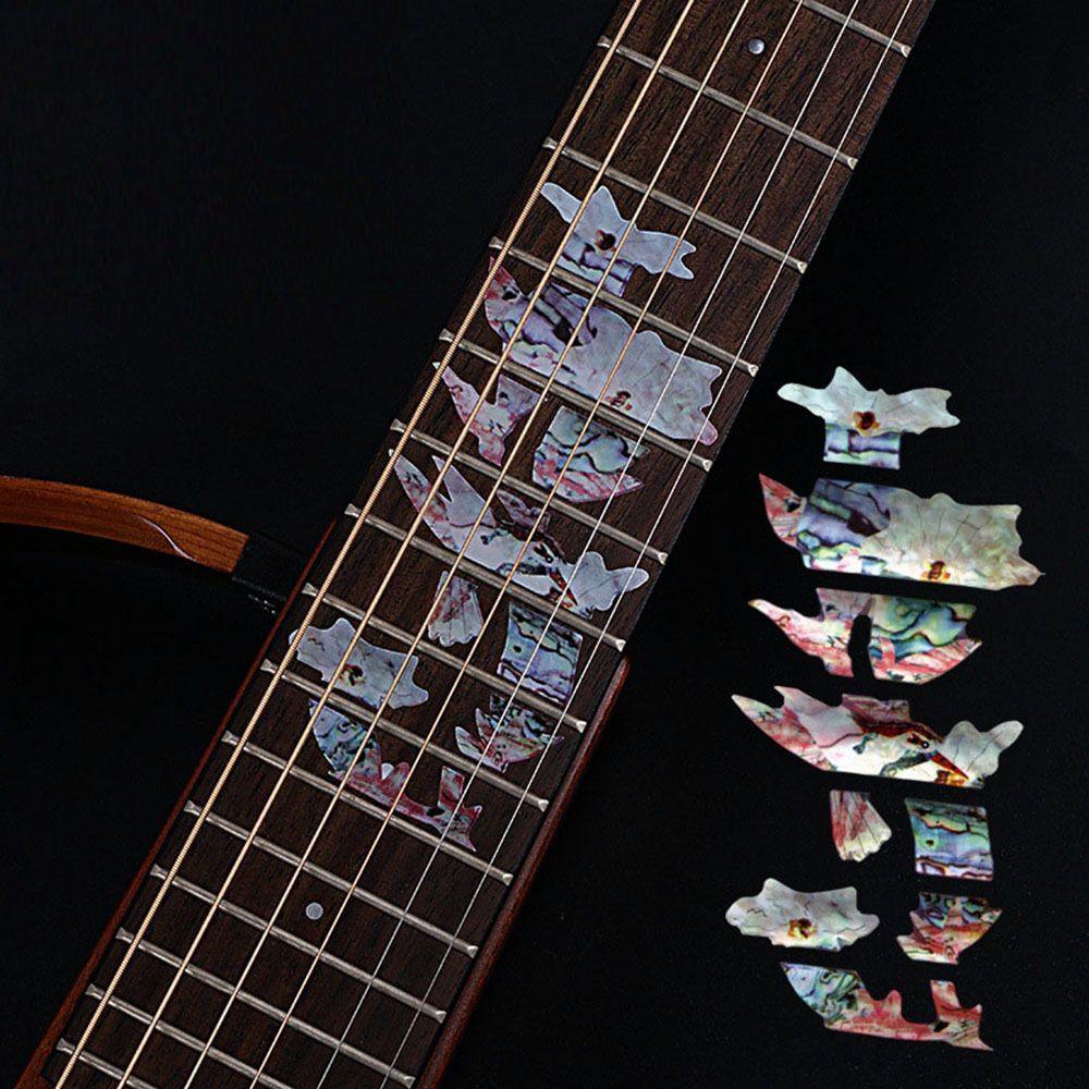 Decorations Beautiful Guitarra Accessories Ultra Thin Stickers Cross Inlay Decals Fretboard Sticker