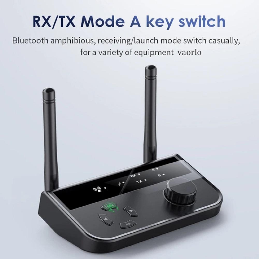 Long Range 2 IN 1 Bluetooth 5.3 Transmitter Receiver For TV Home Stereo Audio Ad