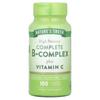 Complete B-Complex Plus Vitamin C, High Potency, Coated Tablets, 100 Tablets
