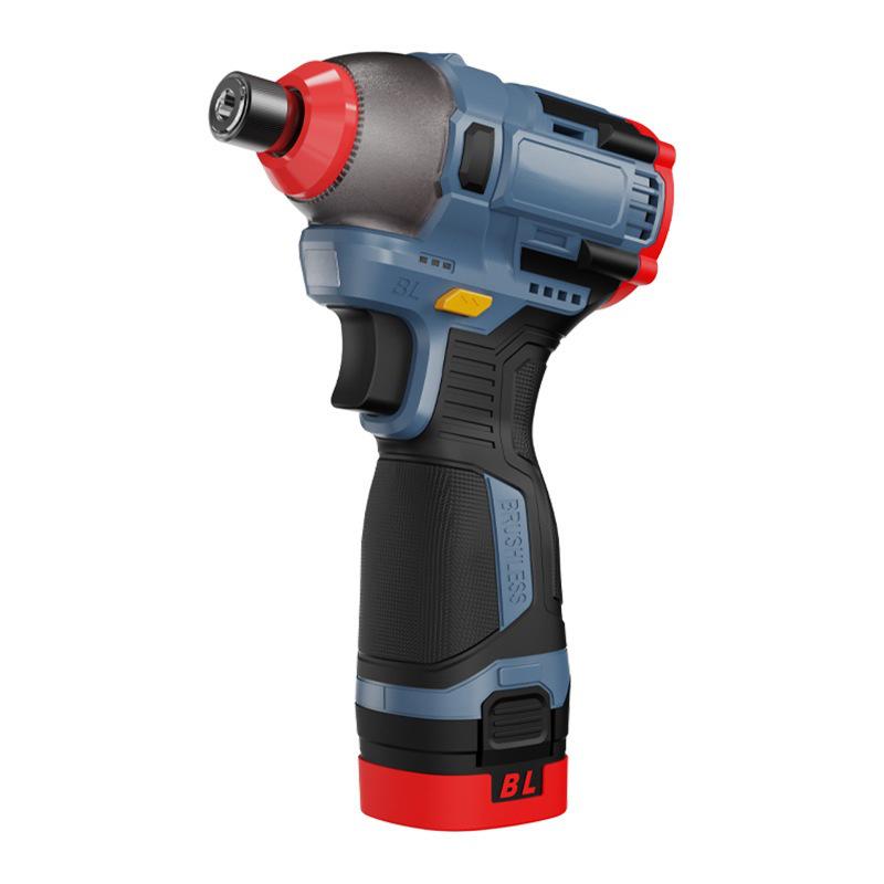 High-Power Brushless Impact Drill & Electric Screwdriver - Multi-functional for Drilling & Repair Tasks