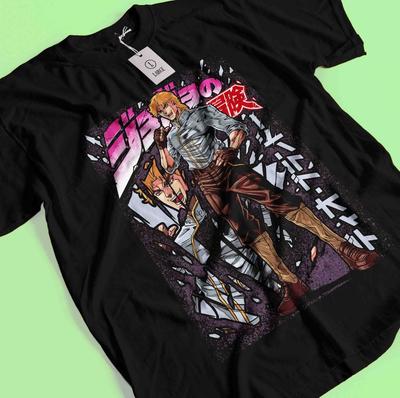 Футболка Jojo's Bizarre Adventure Футболка Джотаро Кудзё Футболка Дио Джорно Йошикаге