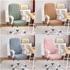 1pc Jacquard Office Chair Cover Stretch Spandex Solid Color Seat Slipcover Washable Anti-dirt Chair Case Office Computer Room