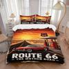 3 шт. Комплект постельного белья Route 66: Идеально подойдет для спальни или гостевой комнаты.. Мягкий и удобный, без стержня yy251009155