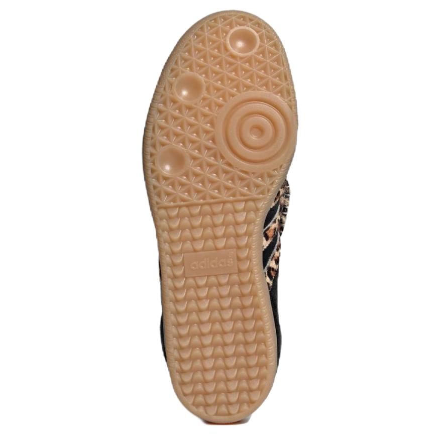 Adidas Samba LT Leopard Print Unisex Sneakers Black Core-Black Mesa KJ6590