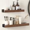 Multi-purpose Solid Wood Corner Shelves, Bathroom Rack, Wall-mounted Shower Room, Nordic Style Shelf, Cosmetic Storage, Kitchen