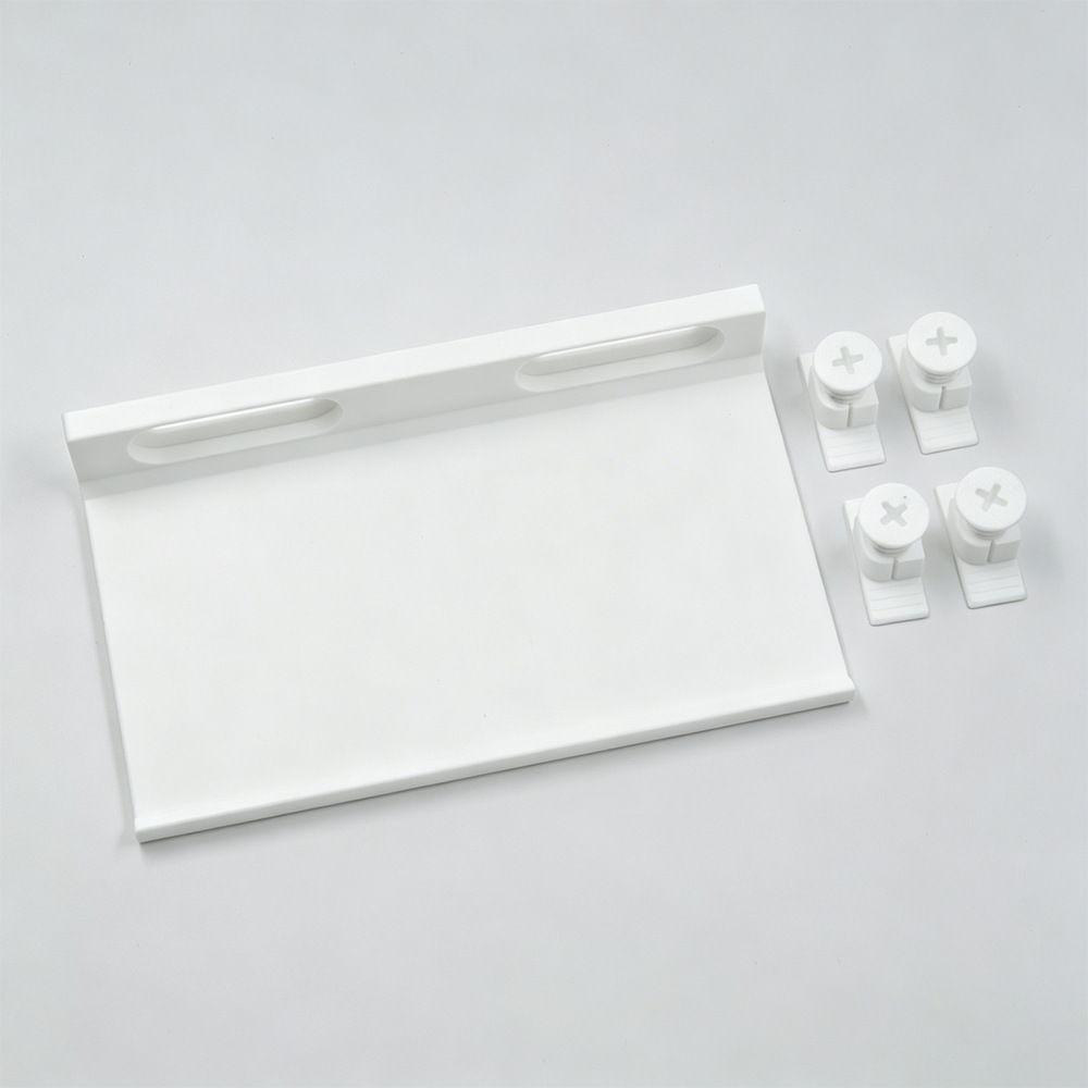 Damage-Free Slat Wall Shelf No Drill Acoustic Panel Holder Floating Shelf Storage Rack
