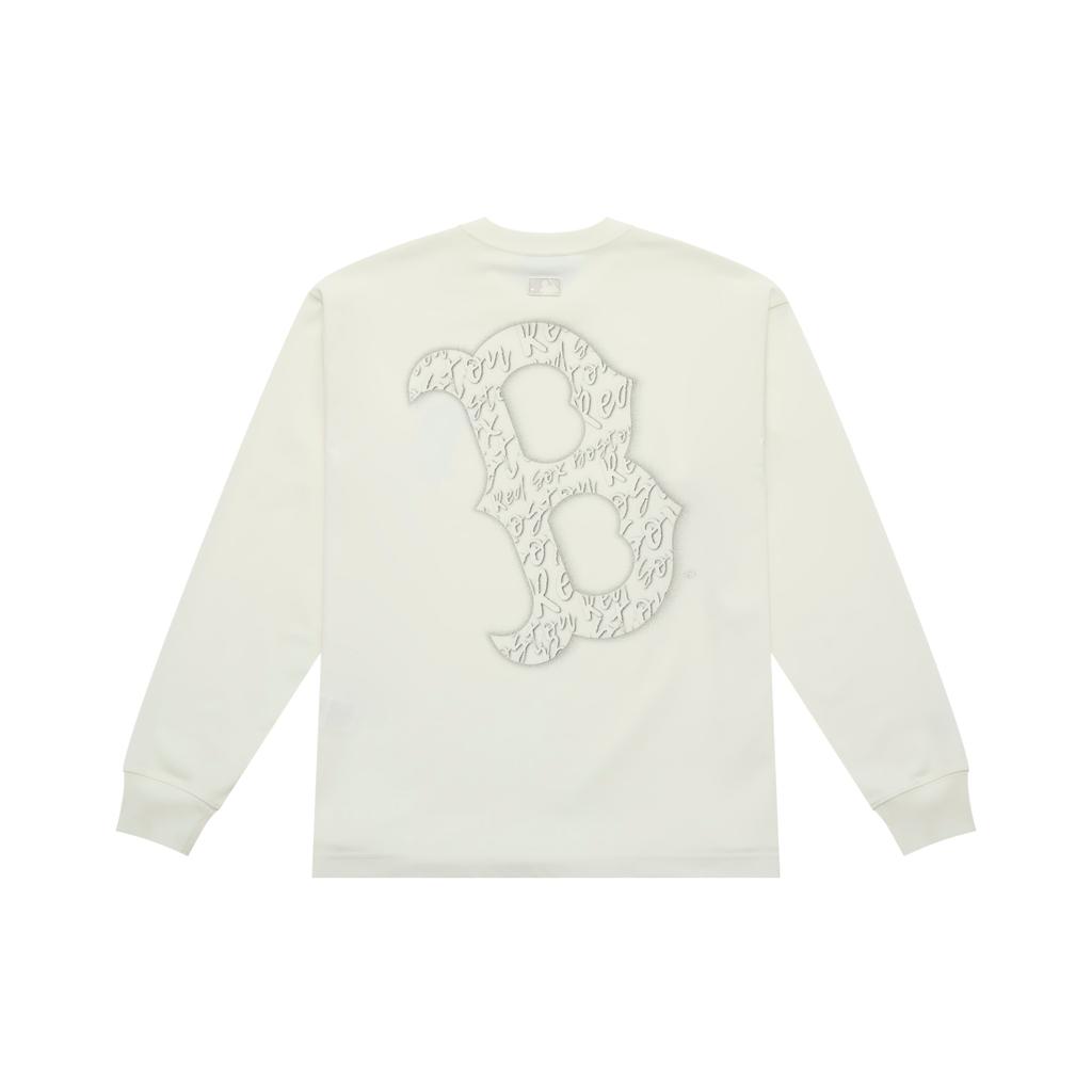 Новая базовая коллекция MLB Boston Red Sox 25FW Футболка Унисекс Слоновая кость Белый 3ATSB0554-43IVS