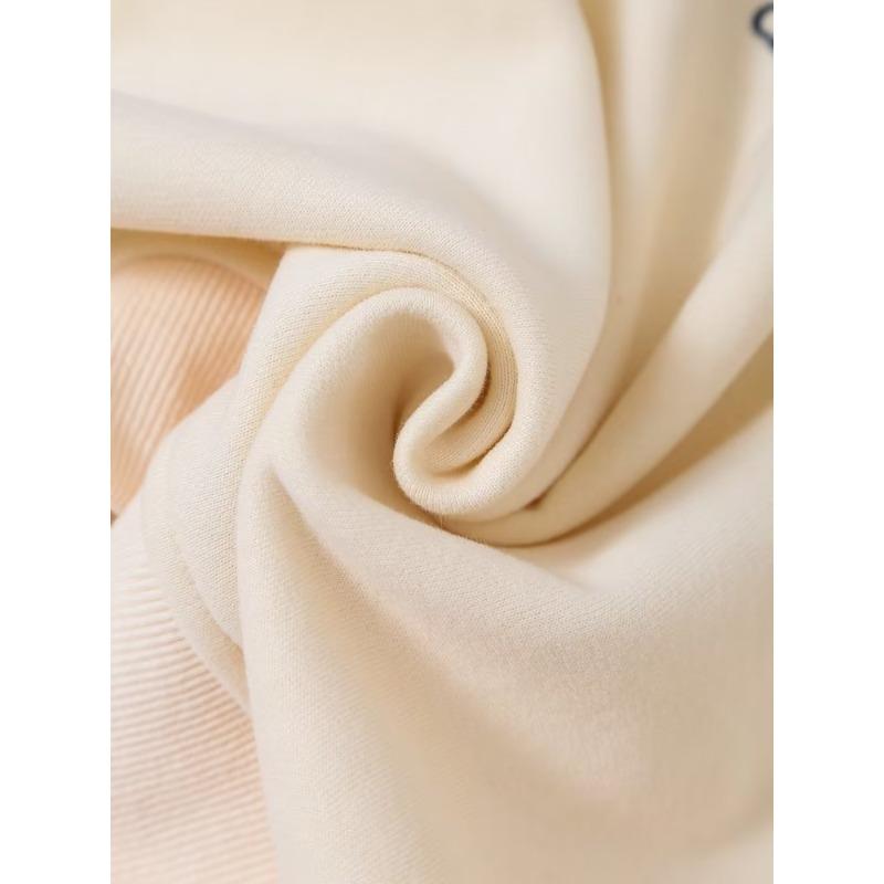 Женский свитер с длинным рукавом и круглым вырезом, свободный повседневный свитшот с вышитым текстом