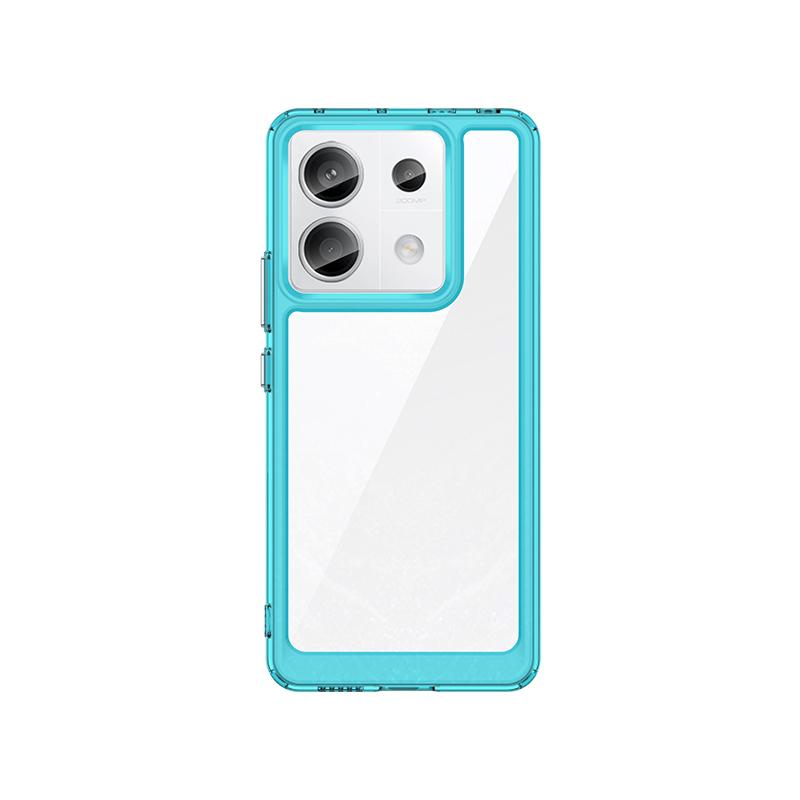 Transparent Phone Case For Xiaomi Poco X6 5G Case Bumper Anti-knock Silicone Color Back Cover Poco X6 5G Case For Poco X6 Pro 5G