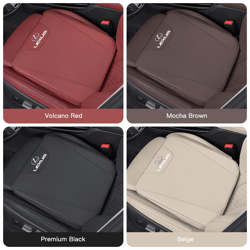 Car Seat Cushion Leather Soft Pad 6CM Thick Sponge Cushioning For Lexus F-SPORT ES RX NX LS UX LM LX GX LC RZ IS CT GS RC HS SC