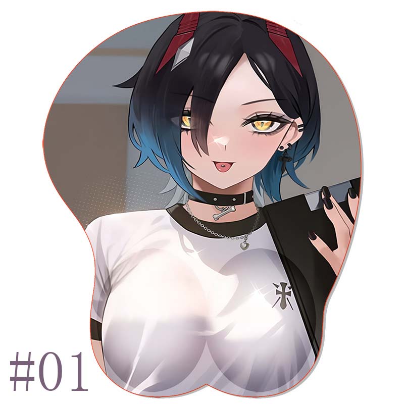 Милая подставка под мышь OPPAI Mouse Pad Azur Lane Mousepad Аниме Ваифу Ульрих фон Хуттен Силиконовая 3D подставка под запястье MousePad Сексуальная Хентай Коврик для мыши