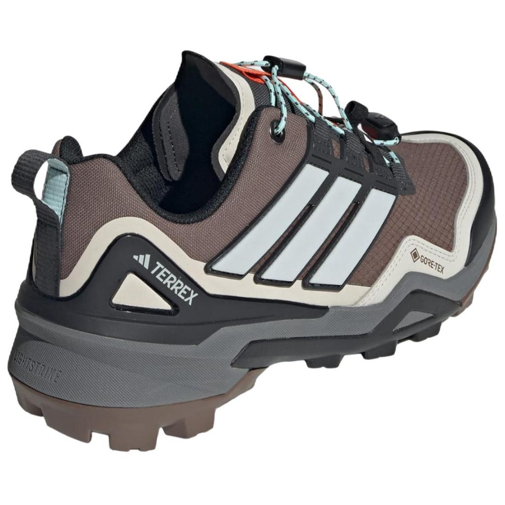 Adidas Terrex Skychaser GORE-TEX Earth Strata Women Sneakers Brown Grey-One Semi-Flash-Aqua JQ9935