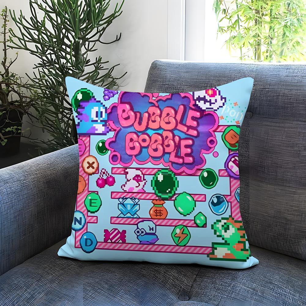 Аниме B-Bubble B-Bobble Наволочка Удобная Двусторонняя Наволочка Идеально для Автомобиля Дивана Спальни и Многого Другого