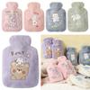 Cartoon Tummy Warmers 500ml Hand Warmer Hot Water Bottle Plush Cover Hot Water Bag