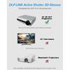 DLP Active Shutter 3D Glasses 96~144Hz For Optoma Acer Home ViewSonic ViewSonic