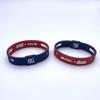 Силиконовый браслет Belguard, темно-синий x красный, обработка IFMC.