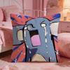AnimalEmo AnimalsS Cushion Cover Premium Comfort Reversible Pillow Cove Two in One Design for Any Room  Car Interior