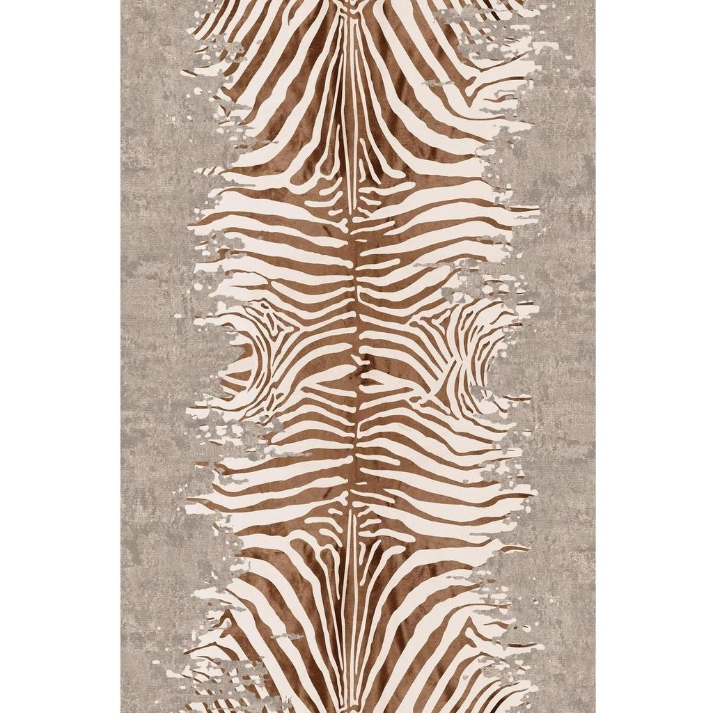 EPeddler Home Modern Zebra Pattern Digital Printing Washable Non-Slip Leather Base New Generation Living Room, Bedroom, Hallway Carpet