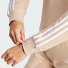Adidas Женская толстовка Essentials с застежкой-молнией на четверть длины, цветные блоки, спортивная, повседневная, с воротником-стойкой, светло-коричневая IR6066