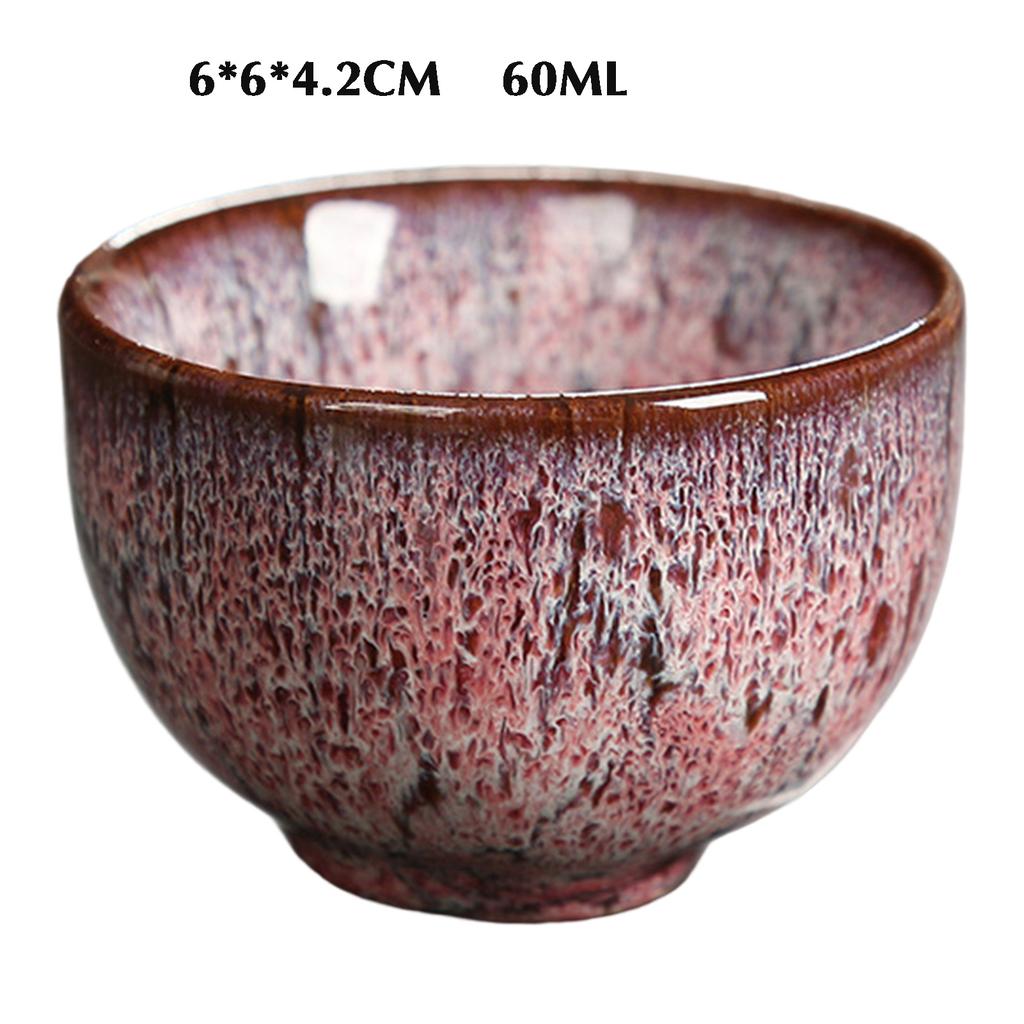60ml Chinese Tea Cup Kiln Transformation Chinese Ceramic Fu Tea Teacup Household Afternoon Teacups