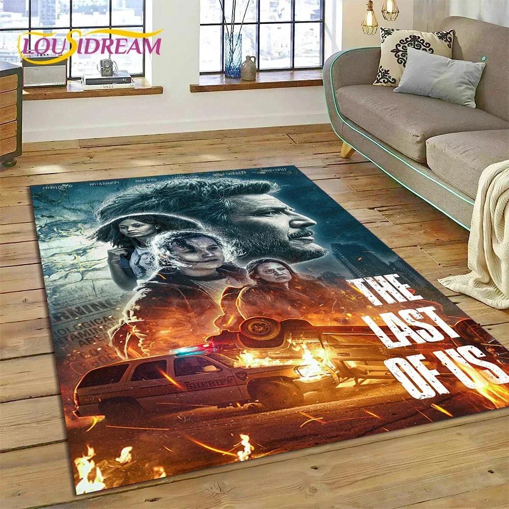 The Last of Us Horror Game TV Joel Pedro Carpet Rug for Bedroom Living Room Home Sofa Decoration,Child Large Decor Floor Mat