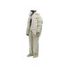 adidas Originals X Hamcus Collaboration FW23 однотонная стеганая куртка с логотипом, завязками на шнурке, капюшоном, молнией, унисекс, верхняя одежда, белый цвет IU4837