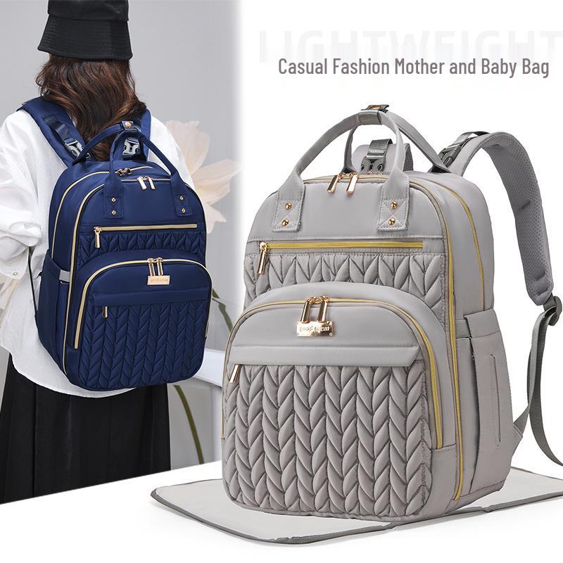 Рюкзак-мумия высокого класса: Просторная детская сумка с термоизолированным отделением для молока для удобных прогулок