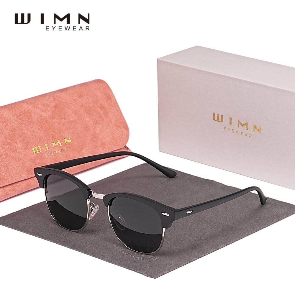 WIMN поляризованные солнцезащитные очки мужские и женские дизайнерские солнцезащитные очки женские полуободковые классические мужские солнцезащитные очки Oculos De Sol UV400 3016