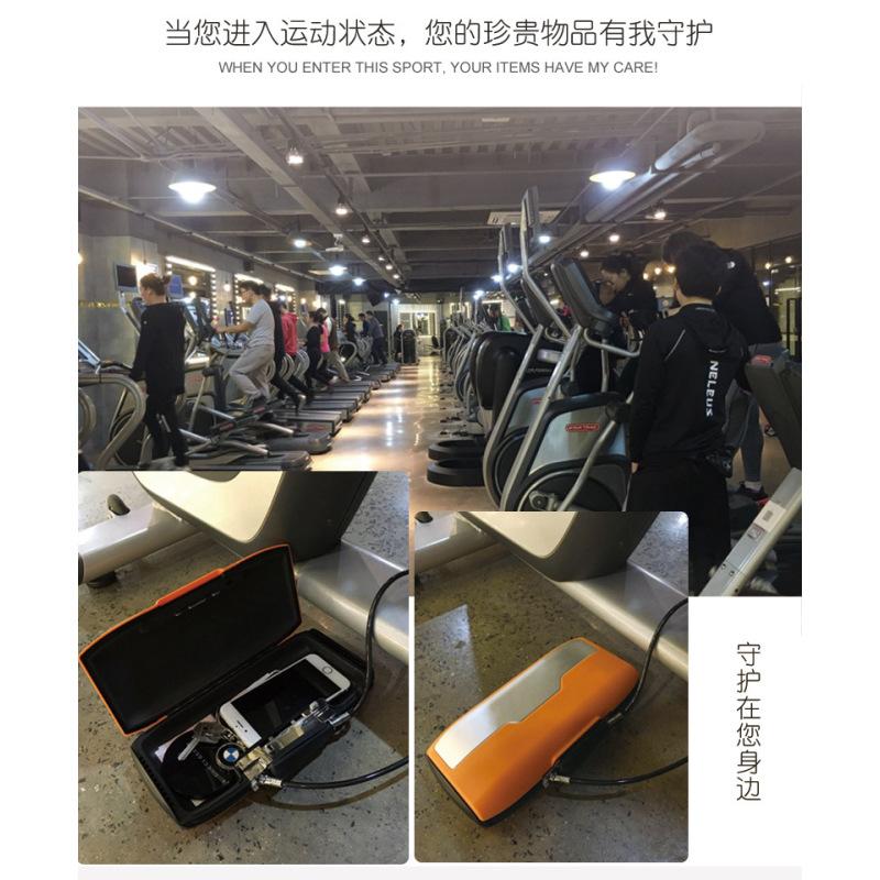 Портативный сейф с паролем Мини-сейф Безопасность Сейф Проволочный трос Фиксированный ящик для хранения ювелирных изделий Наличные карты Мобильный телефон