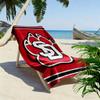 South Dakota Coyotes Print Beach Towel, Large Soft Quick Dry Towel for Beach Camping Swimming