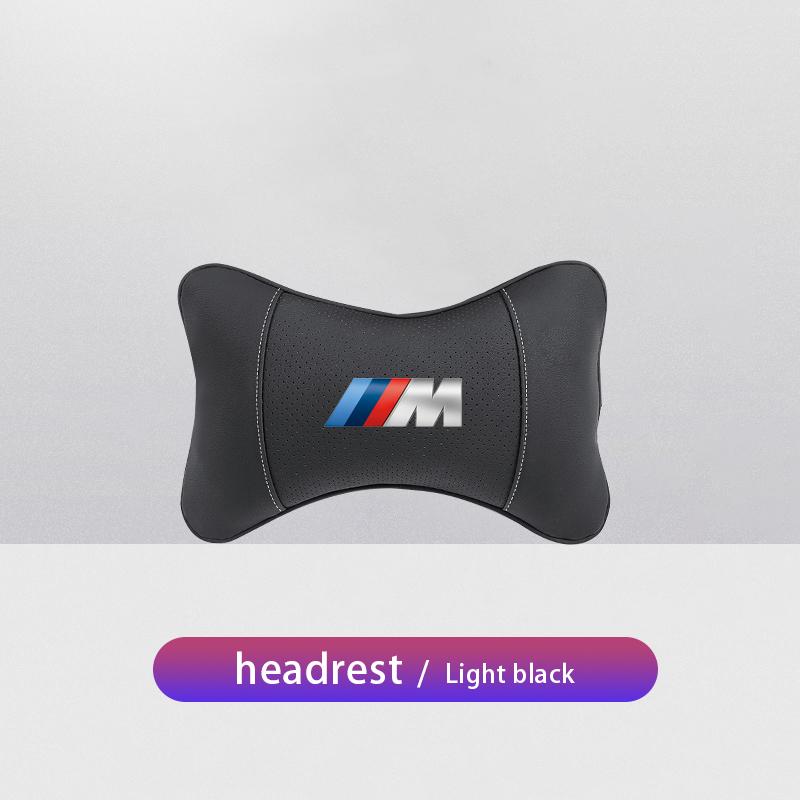 1Pcs Car Seat Headrest Auto Logo Neck Pillow For BMW X1 X2 X3 X5 X4 X6 X7 G32 G11 G12 E70 E91 F40 F34 F30 F20 F10 E87 G30 G20