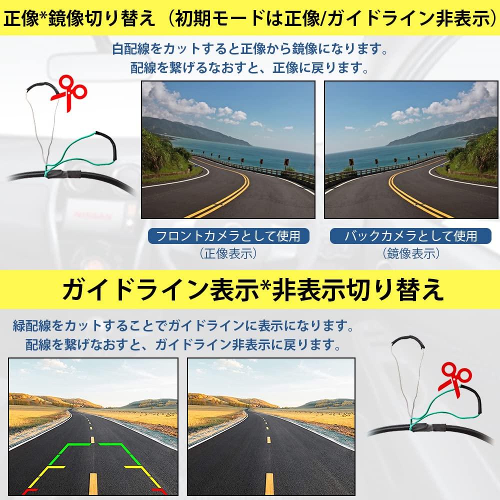 NOAUKA Камера заднего вида с широким углом обзора, Горизонтальный угол, 150°, 1 миллион пикселей, CCD-сенсор, Ночь